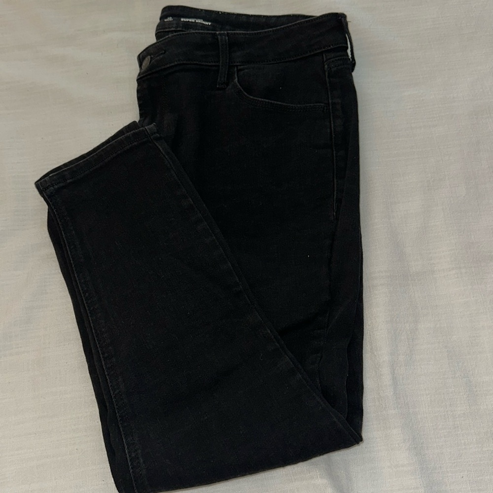 Black jeans - 14short - high rise skinny